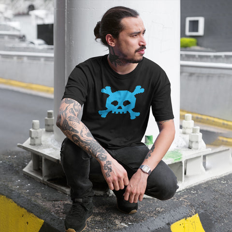 8Bit Retro Dead Skullz Tee for Men
