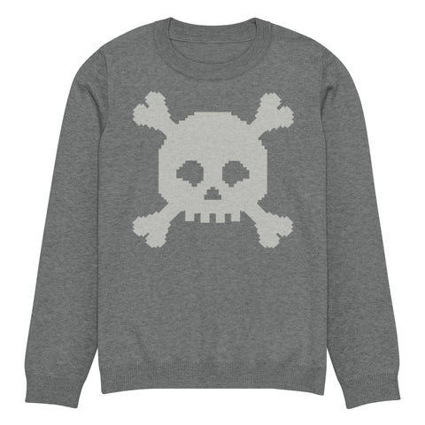 Knitted Sweater Dead Skullz - Gray