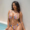 Vibrant Stripes Summer Bikini