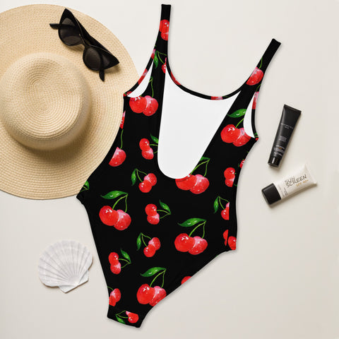 Sexy Cherry One Piece Swimsuit