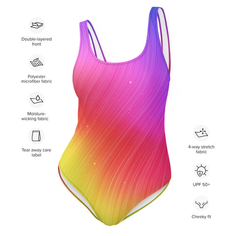 Flowing Confidence One Piece Swimsuit