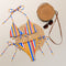 Vibrant Stripes Summer Bikini