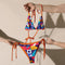 Bold Tiles Beach Bikini