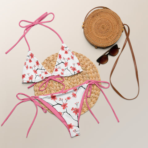 Cherry Blossom String Bikini