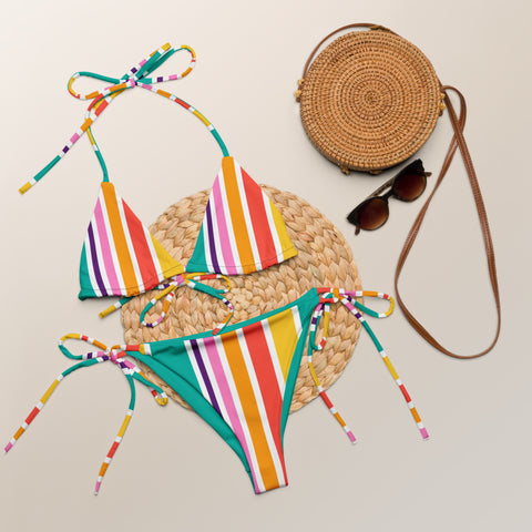 Chic Striped Bikini