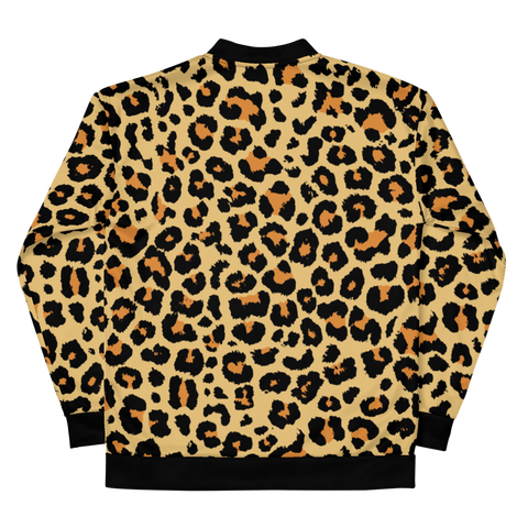 Leopard Skin Bomber Jacket