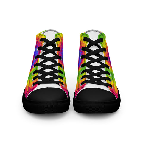 Spiral Dye Pride High Top Shoes