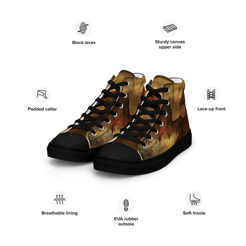 Red Dragon High Top Shoes