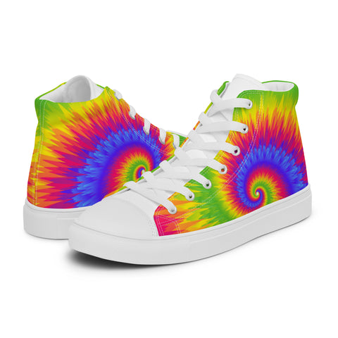 Spiral Dye Pride High Top Shoes