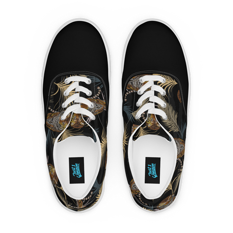 Leafy Tiger Canvas Shoes