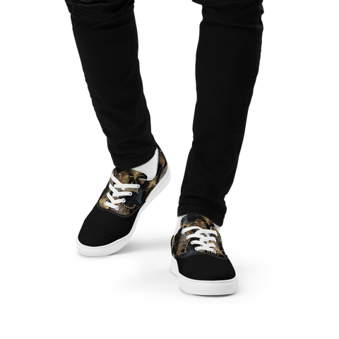 Leafy Tiger Canvas Shoes
